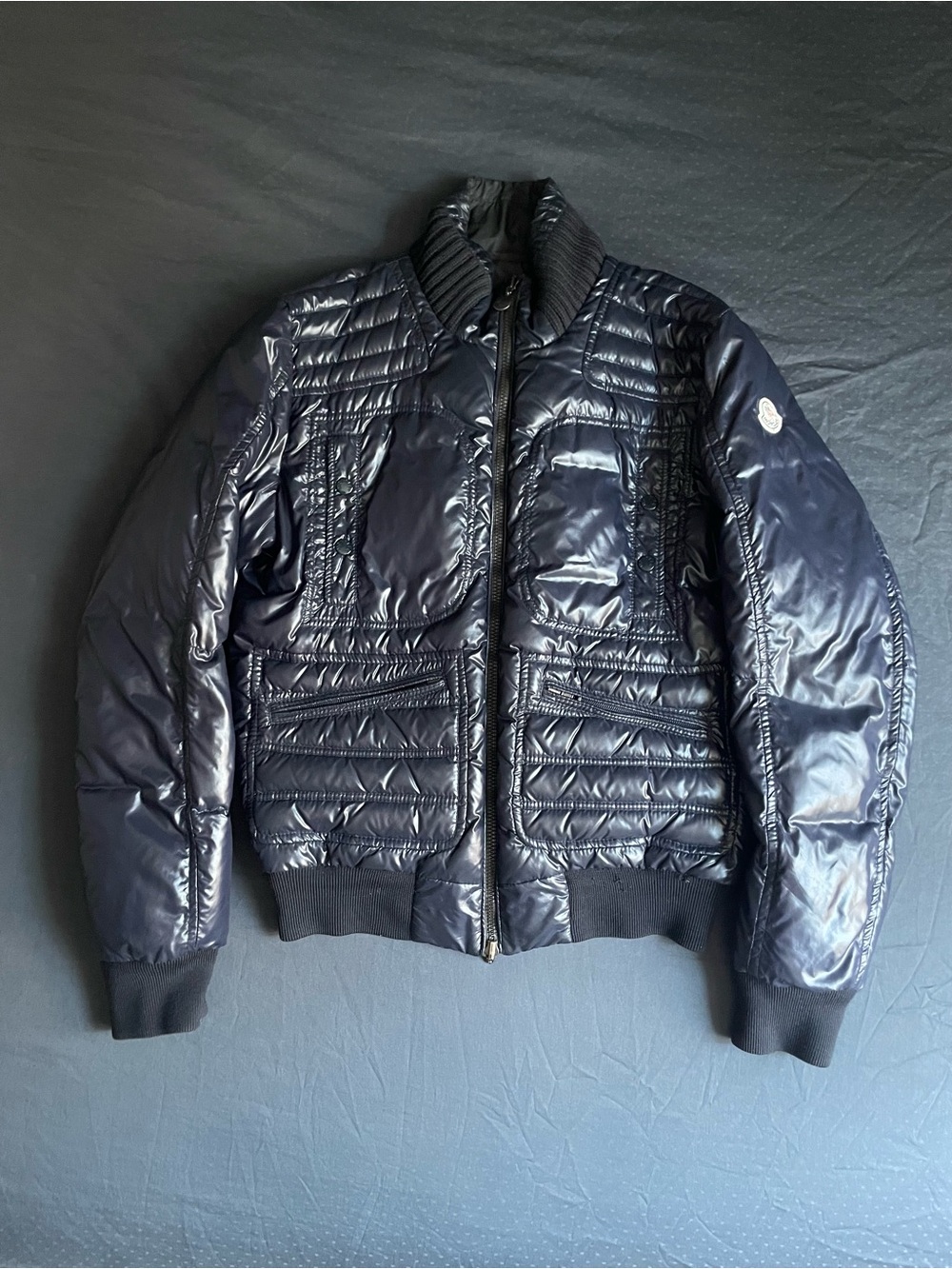 Moncler reversible down jacket - size 4, XL